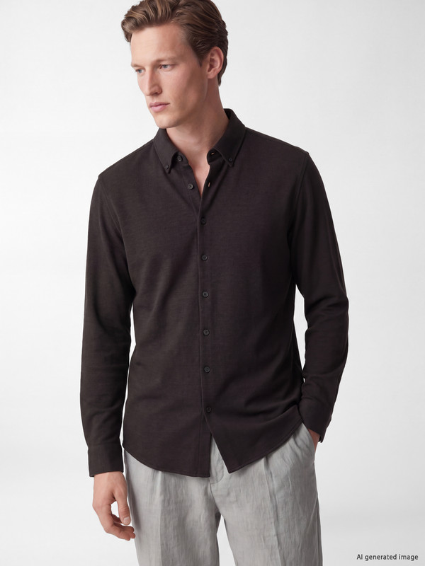 SOUTHBLUE Man Brown Shirt