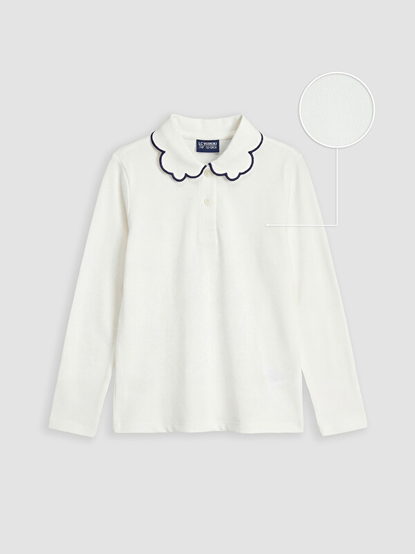 LCW Kids Қыздар Ақ футболка