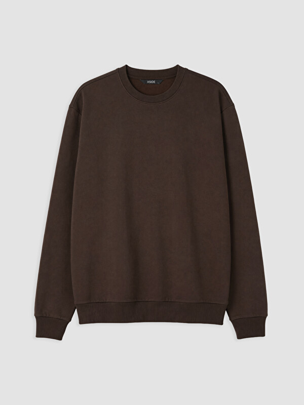 XSIDE Man Brown Sweatshirt