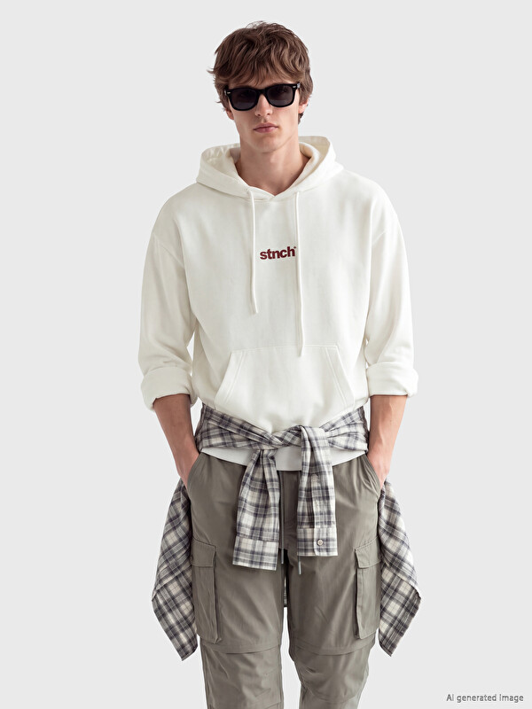XSIDE Hooded Men's Thick Sweatshirt