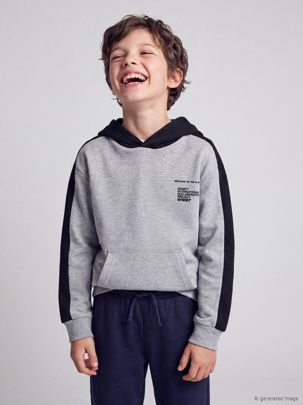 LCW Kids سویتشێرتی چاپکراوی کوڕان