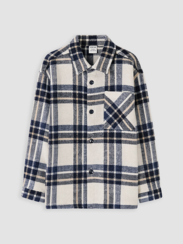 LCW Kids Ekose Gabardin Erkek Çocuk Gömlek