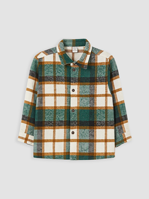 LCW Kids Ekose Gabardin Erkek Çocuk Gömlek