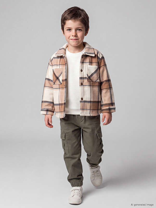 LCW Kids Jungen Karo-Twill-Hemdjacke
