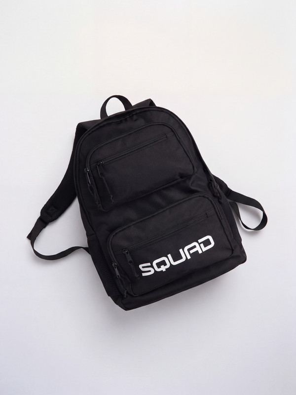 LCW ACCESSORIES Slogan Printed Multi-compartment Boys' School Bag