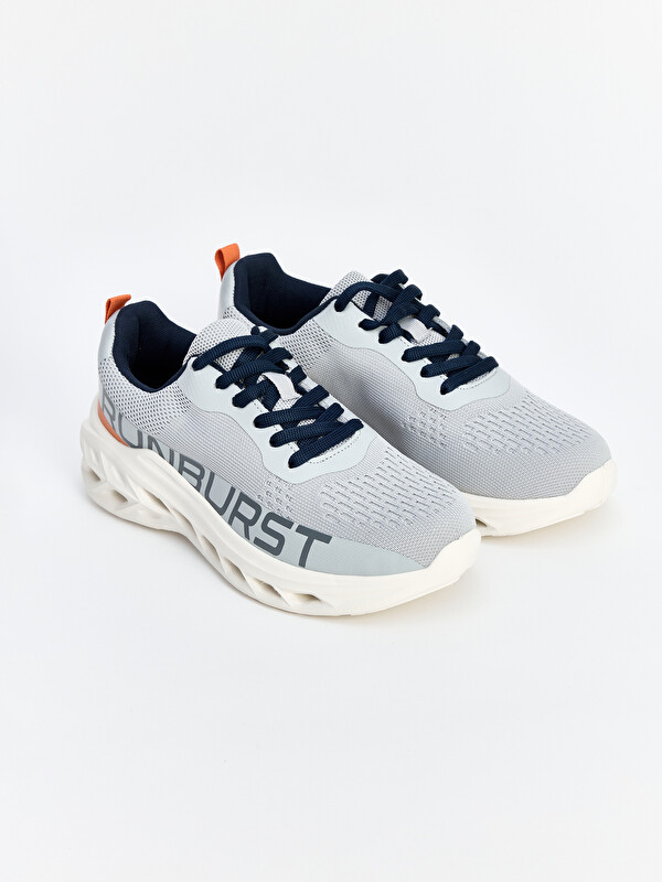 LCW STEPS Text Printed Mesh Men's Sneaker
