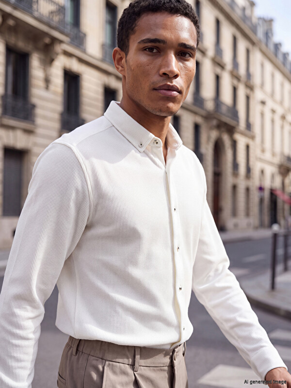 LCW Vision Man White Shirt
