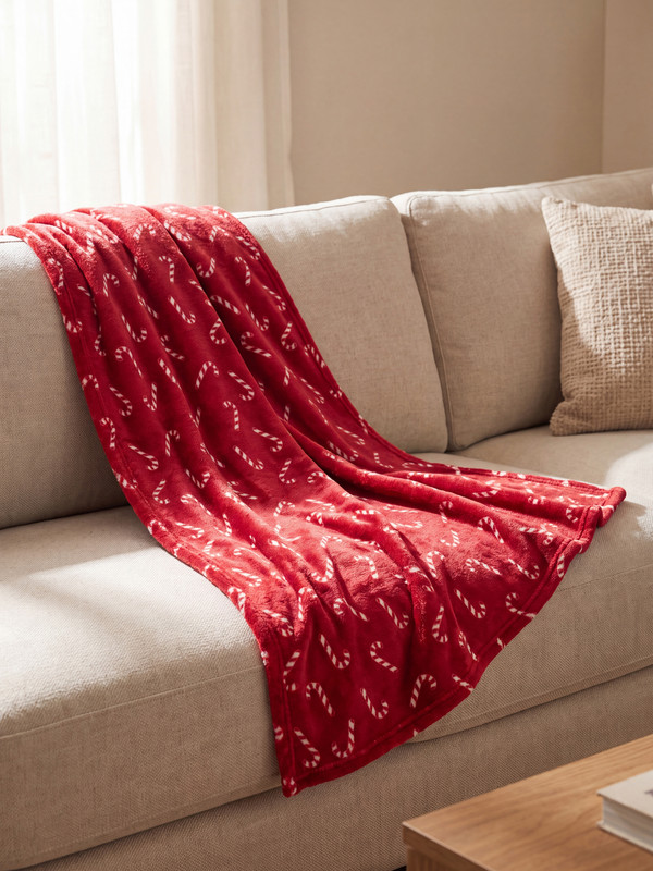LCW HOME New Year Themed Tv Blanket 100x150 cm