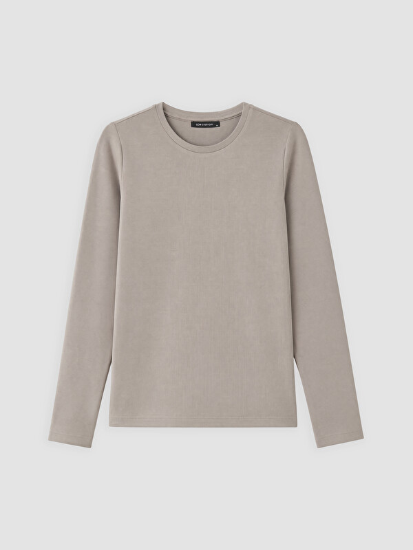LCW EVERYDAY Bisiklet Yaka Soft Touch Kadın Tişört