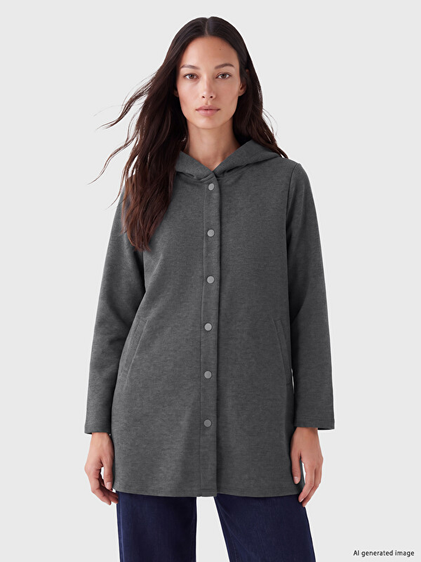 LCW EVERYDAY Hooded Collar Women's Cardigan