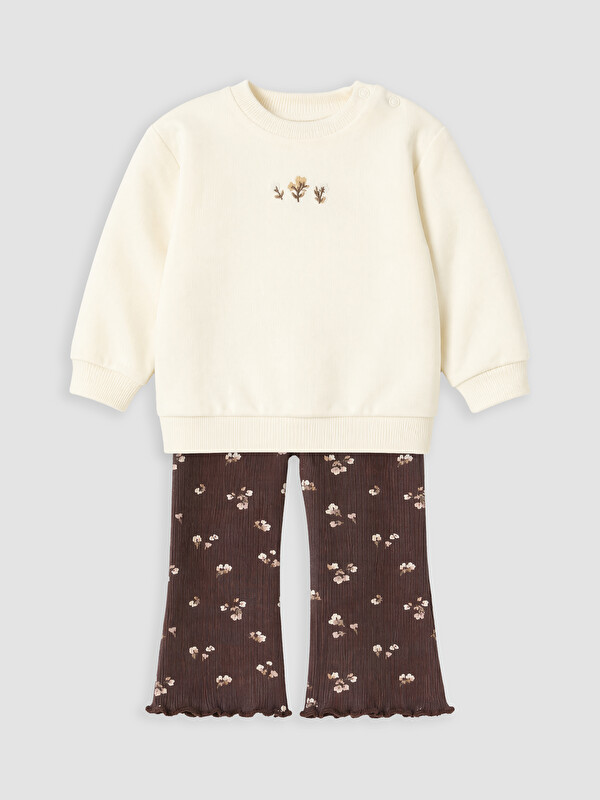 LCW baby Embroidered Baby Girls' Set