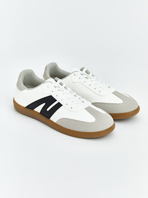 LCW STEPS Faux Leather Men's Sneakers