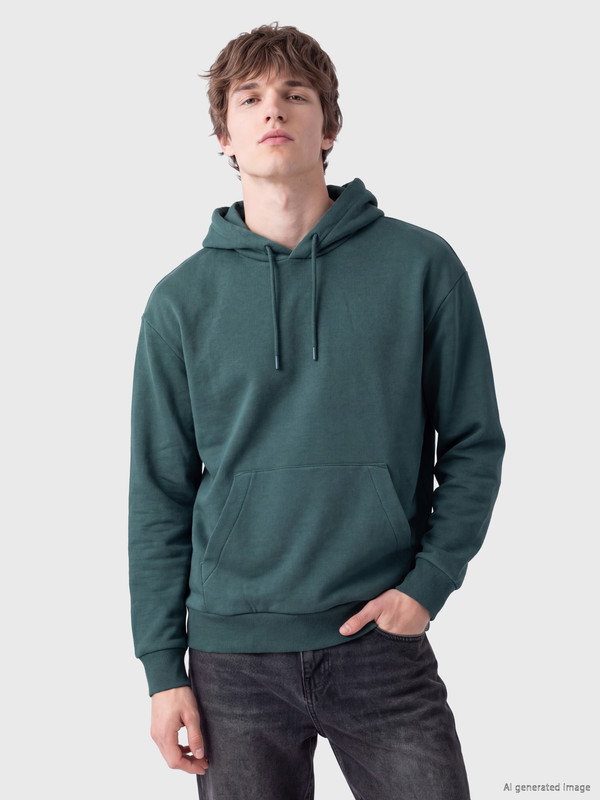 XSIDE Kanguru Cepli Erkek Kalın Hoodie