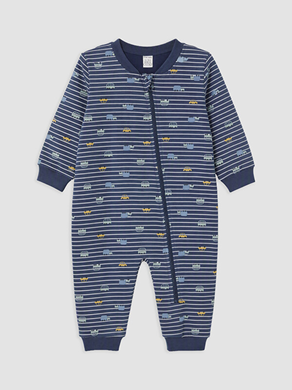 LCW baby Bisiklet Yaka Erkek Bebek Uyku Tulumu