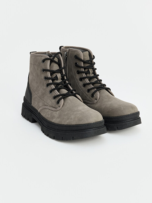 LCW STEPS Laced and Zippered Men's Boot