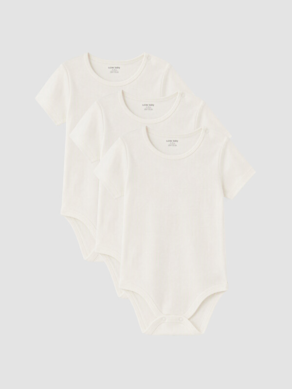 LCW baby Baby Girl White Bodysuit