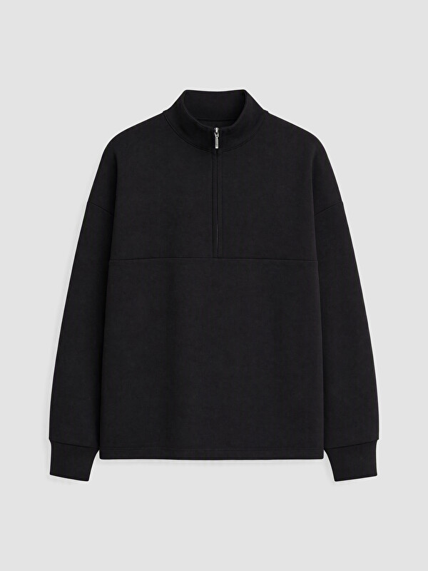KOOR SPORT Mock Neck Soft Touch Women's Sweatshirt