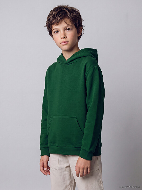 LCW Kids Hooded Boys' Thick Sweatshirt