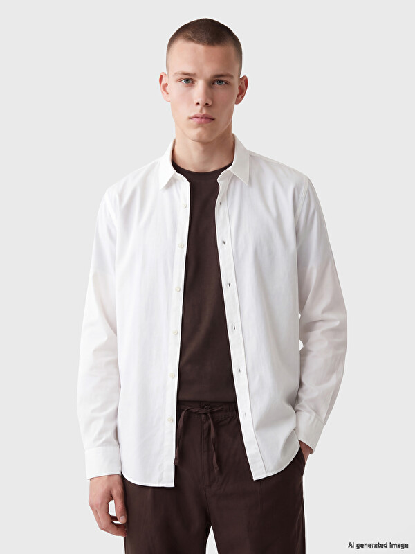 XSIDE Relaxed Fit Oxford Men's Shirt