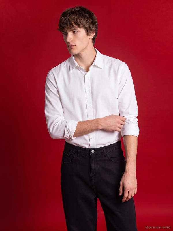 XSIDE Relaxed Fit Oxford Men's Shirt