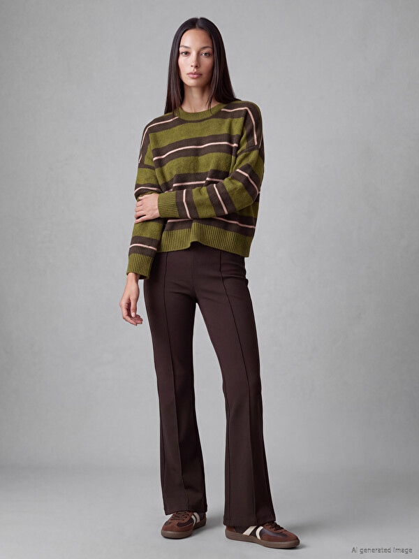 LCW EVERYDAY Women's Flare Trousers
