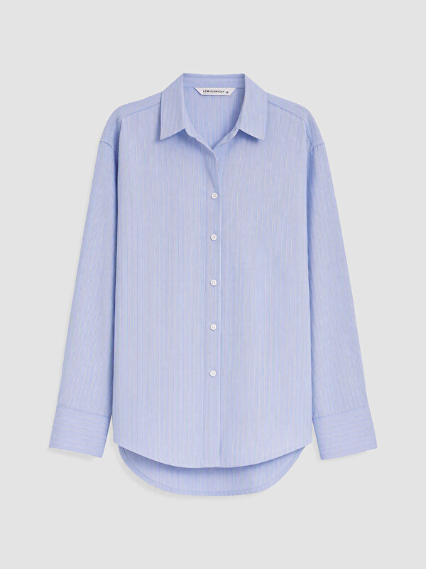 LCWAIKIKI Classic Striped Poplin Women's Shirt