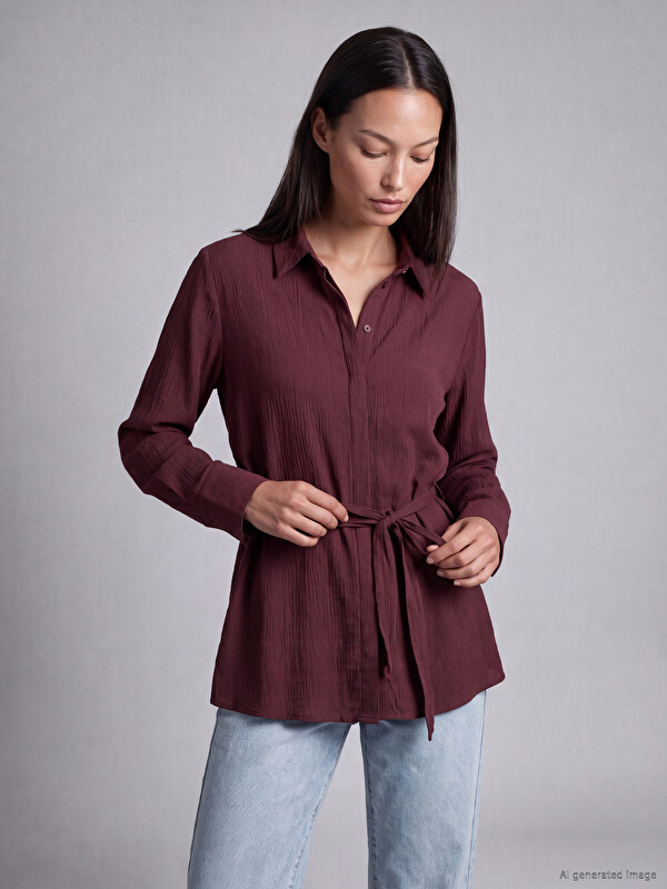LCW EVERYDAY Krinkle Women's Shirt Tunic
