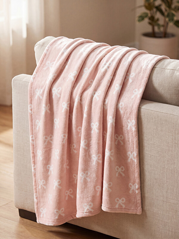 LCW HOME Fiyonk Desenli TV Battaniyesi 100x150 cm