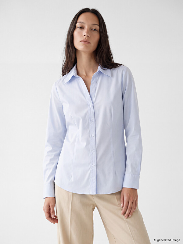 LCWAIKIKI Classic Poplin Women's Shirt