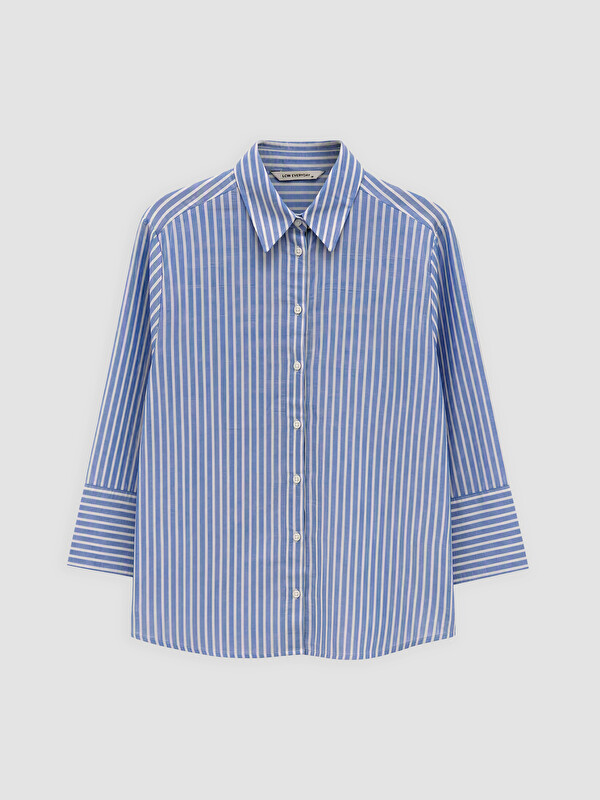 LCWAIKIKI Classic Striped Poplin Women's Shirt