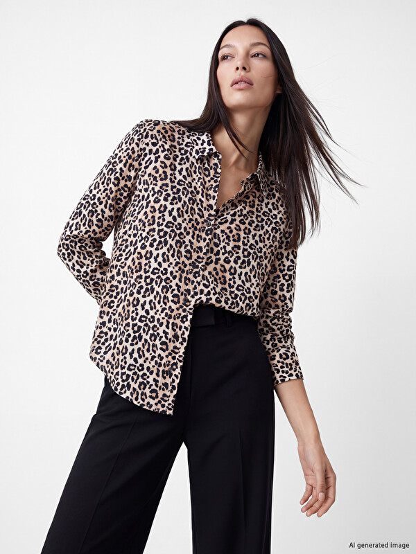 LCWAIKIKI Classic Woman Brown Shirt