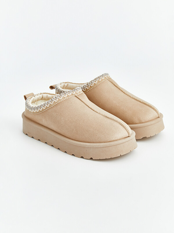 LCW STEPS Faux Suede Girls' Slipper