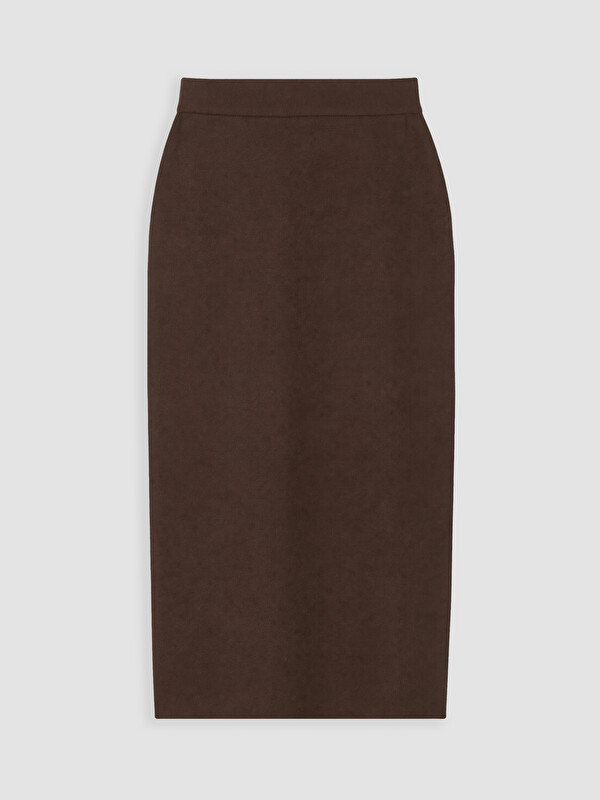 LCWAIKIKI Classic Elastic Waist Women's Knitwear Skirt