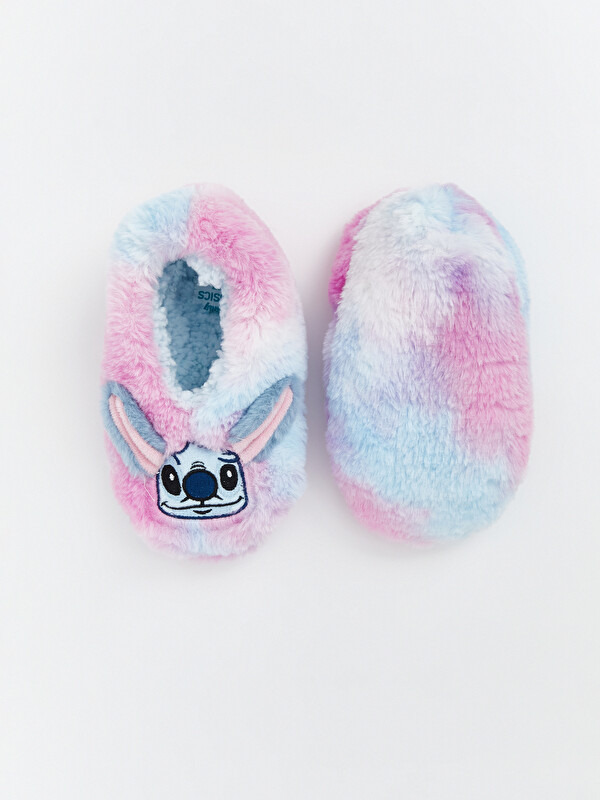 LC WAIKIKI Stitch Ve Angel Desenli Kız Çocuk Ev Çorabı