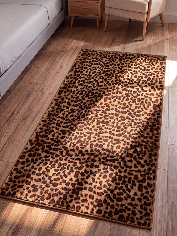 LCW HOME Tapis à imprimé léopard 80x150 cm