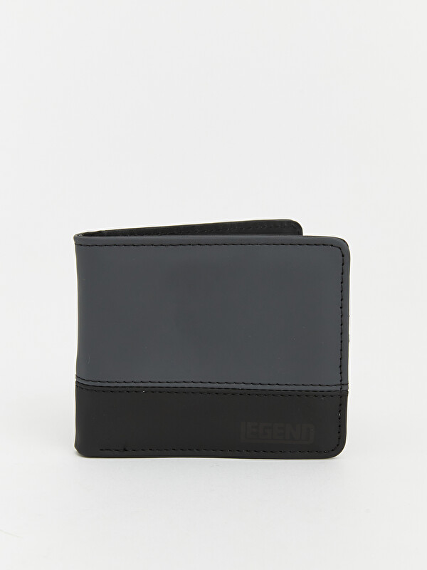 LCW ACCESSORIES Faux Leather Look Men's Wallet