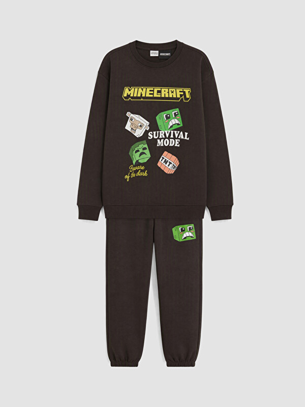 LCW Kids Set de pijama imprimat Minecraft pentru băieți