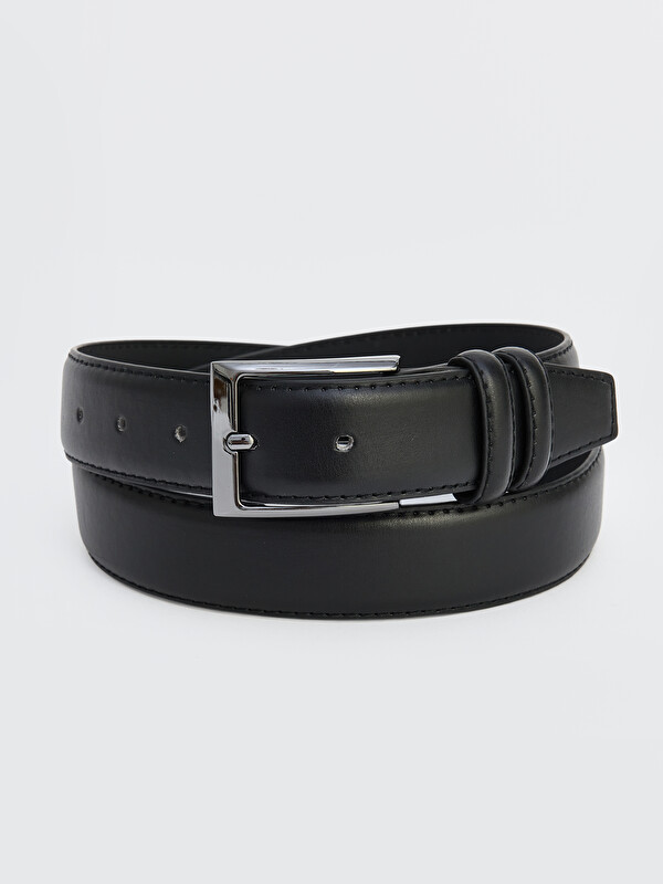 LCW ACCESSORIES Faux Leather Men's Belt