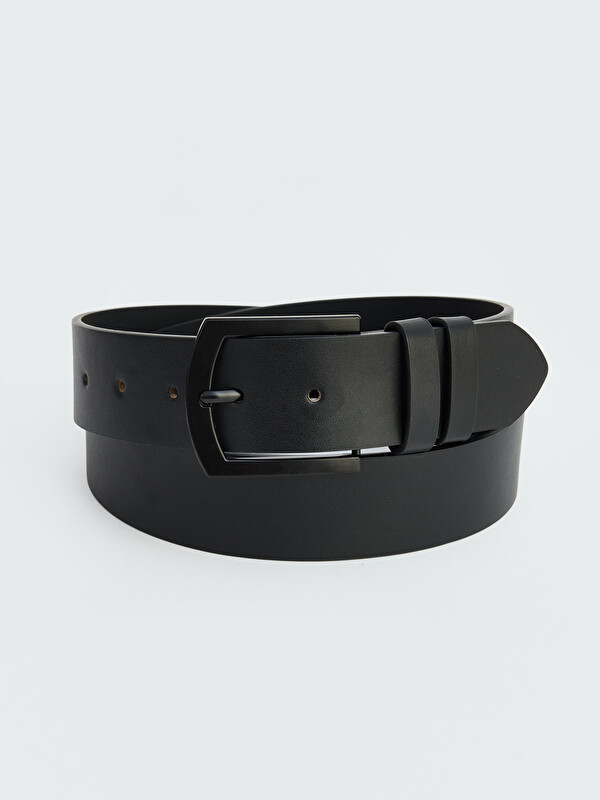 LCW ACCESSORIES Faux Leather Men's Belt