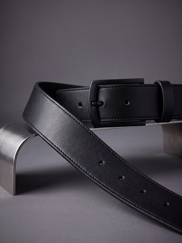 LCW ACCESSORIES Faux Leather Men's Belt