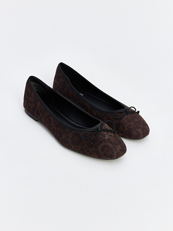 LCW STEPS Leopard Print Women's Ballet Flats