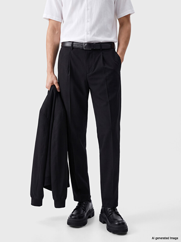 SOUTHBLUE Pantaloni Negru Bărbat