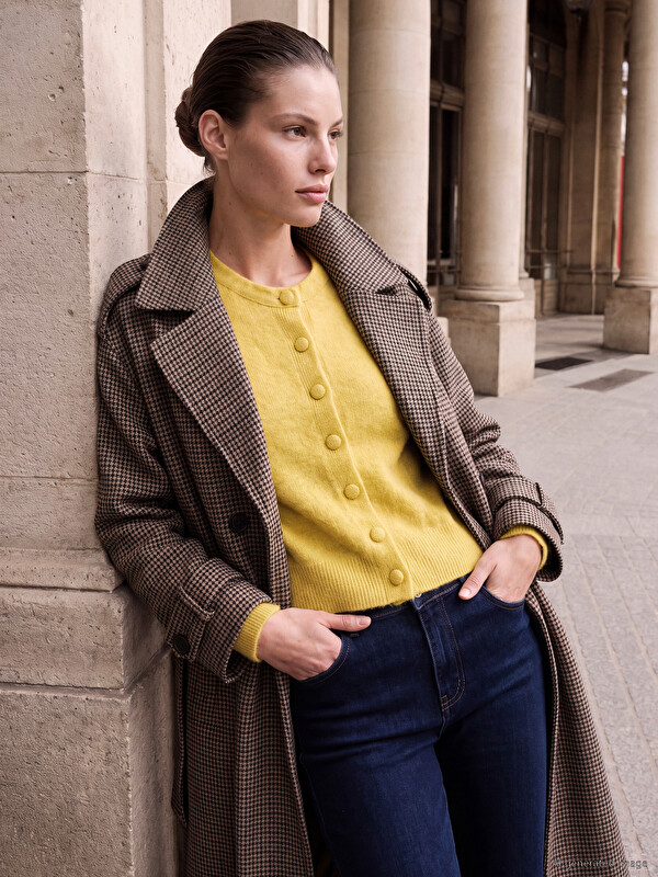 LCW EVERYDAY Crew Neck Women's Knitwear Cardigan