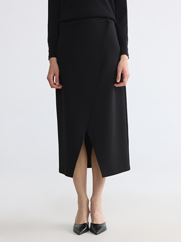 LCWAIKIKI Classic Woman Black Skirt