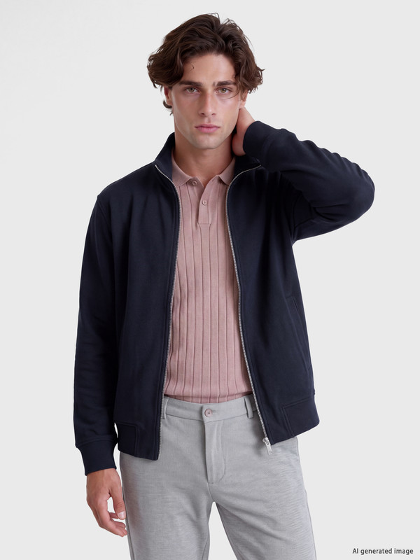 LCW Vision Relax Fit Men's Zip-Up Sweatshirt