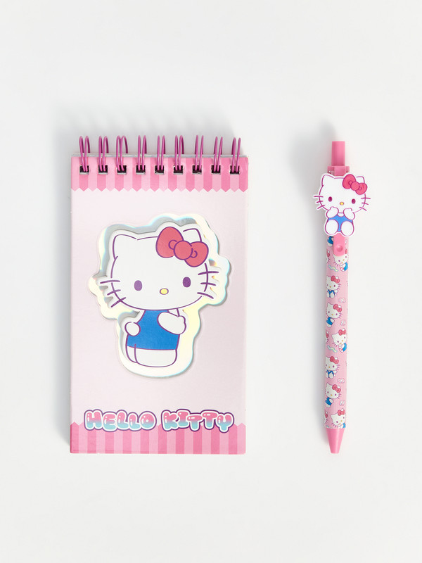 LCW JOY Hello Kitty Licensed Notebook and Pen Set