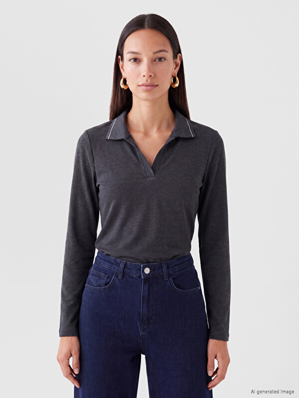 LCW EVERYDAY Polo Collar Women's Body