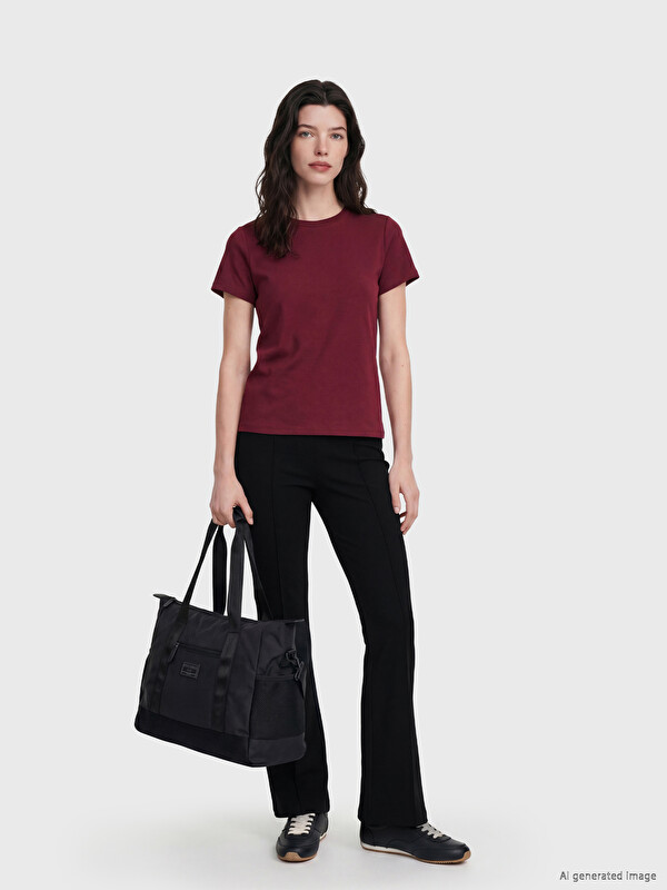 LCW Comfort Femër E Zeze Pantallona