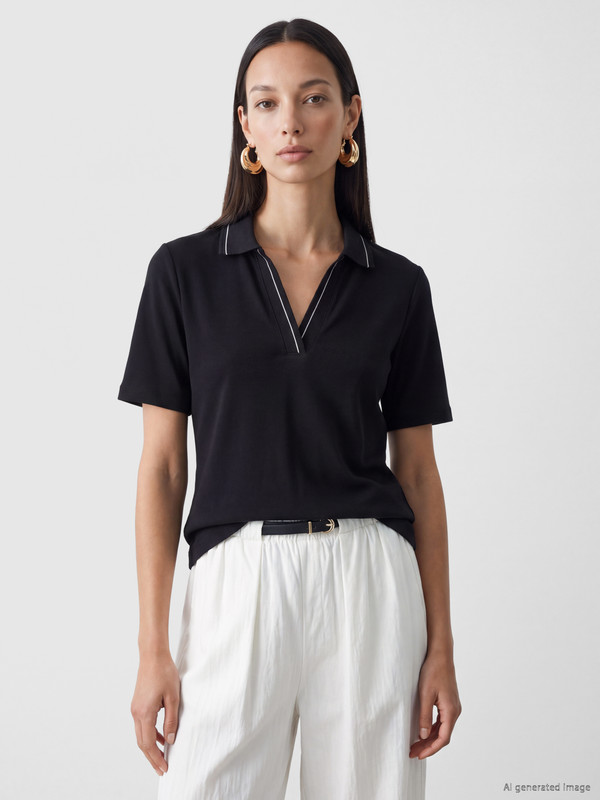 LCW EVERYDAY Polo Collar Women's T-Shirt
