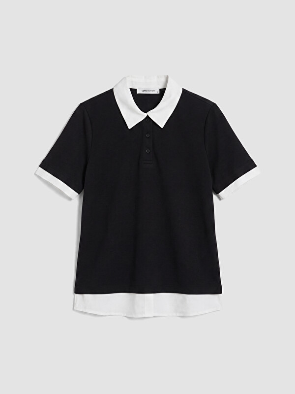 LCW EVERYDAY Polo Yaka Kadın Tişört